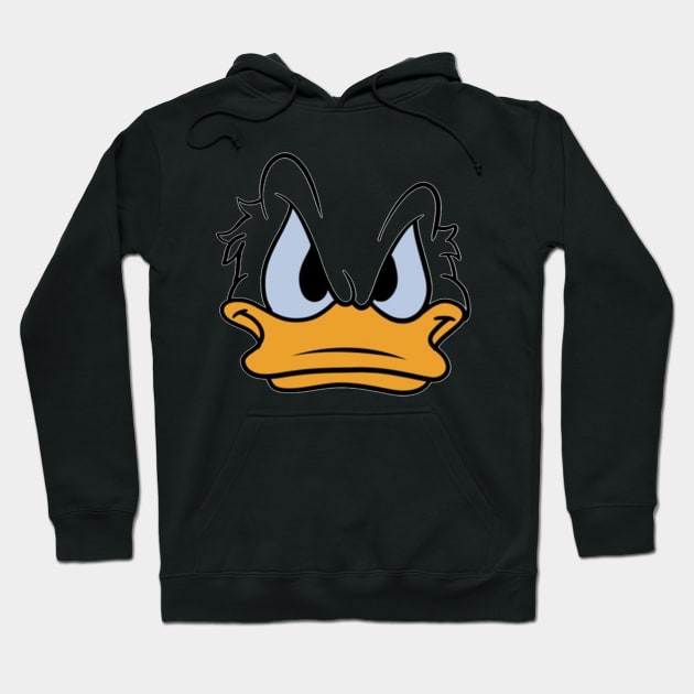 RUSEV DONALD DUCK MAD TEE Hoodie by DanDanMo